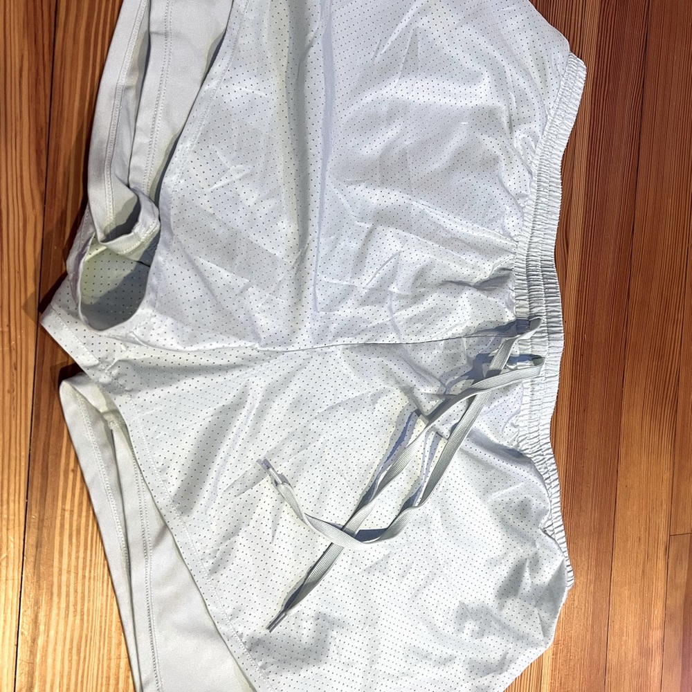 Green athletic shorts from RBX.